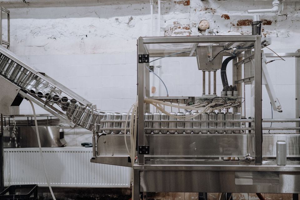 Machinery on a production line, the kind of repetitive work automation removes